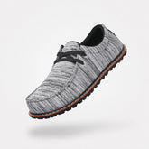 Zapatos barefoot casual grises Stroll I con punta moc