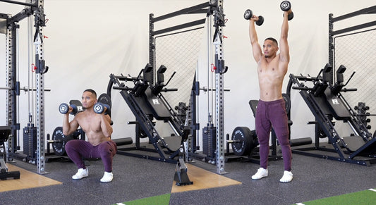 Entrenamiento de cuerpo completo de 4 minutos con mancuernas