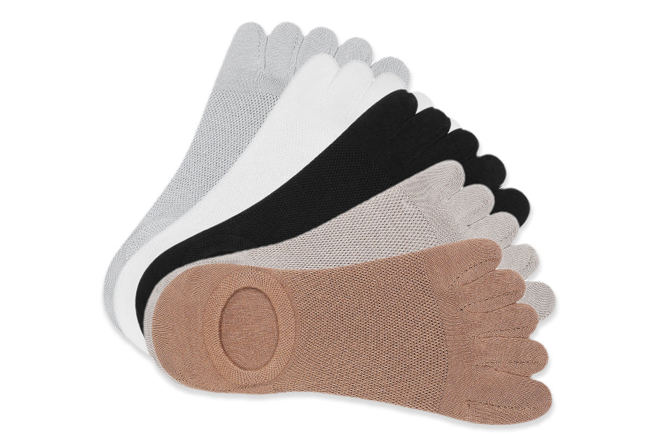 TOETOE - Calcetines de dedos de media caña - Tallas 35-46 - Purple – Cacles  Barefoot