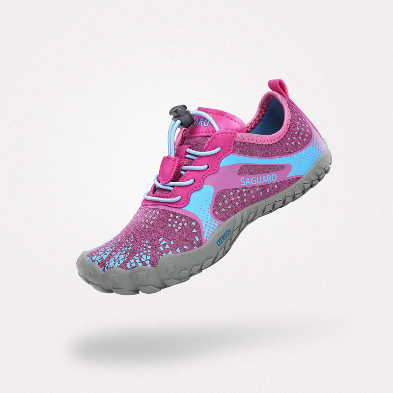 SAGUARO Zapatillas Barefoot Niño Fast I Rosa