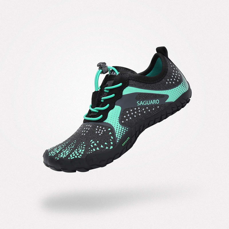 SAGUARO Zapatillas Barefoot Niño Fast I Verde