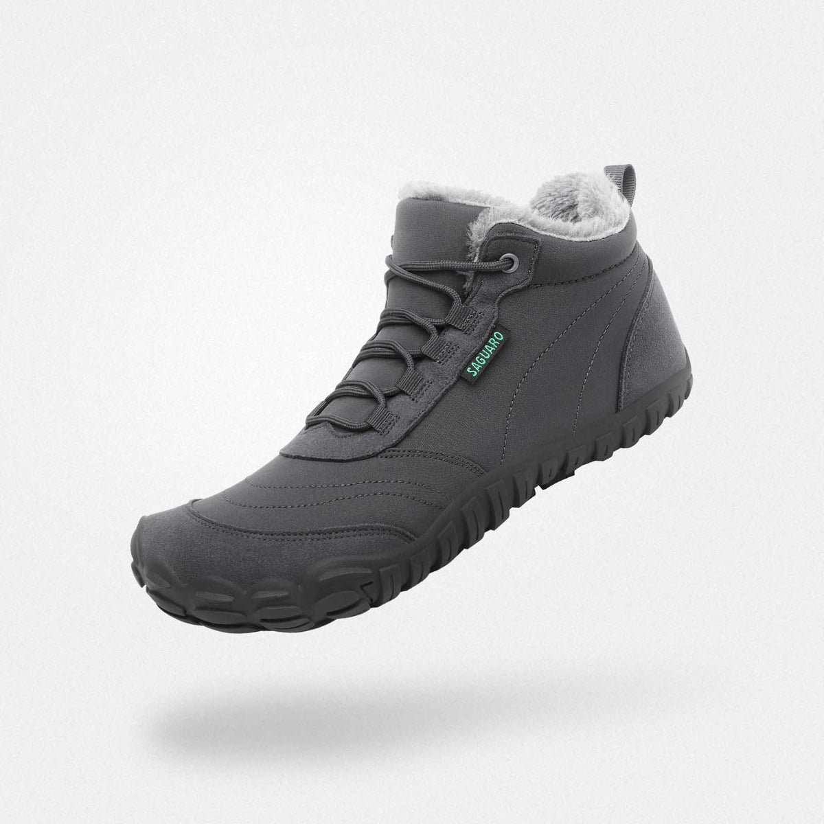SAGUARO Botas Barefoot para caminar Adulto Will II Gris oscuro