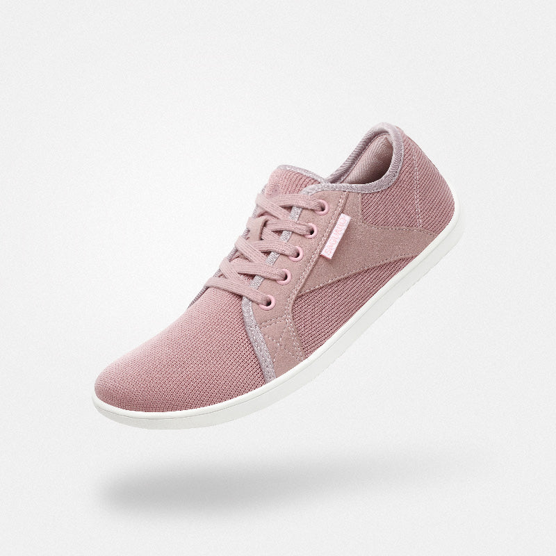 Zapatos cómodos de mujer rosa Luck I - Punta ancha para trabajos de pie y citas informales, estilo versátil con amortiguación
