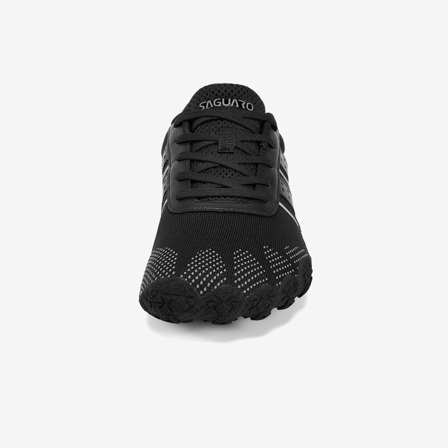 Vista frontal de Ground zapatos barefoot ultrafinos para hombre con puntera anatómica