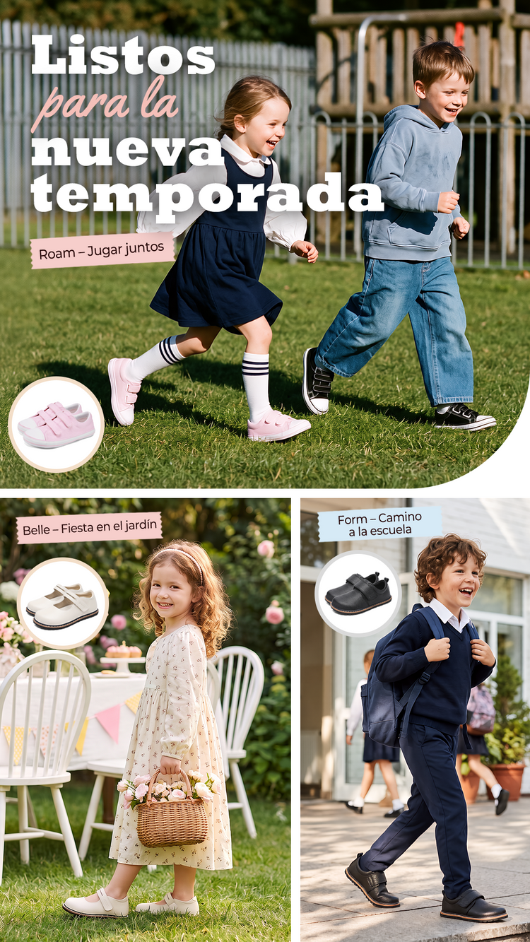 Novedades de zapatos barefoot para niños